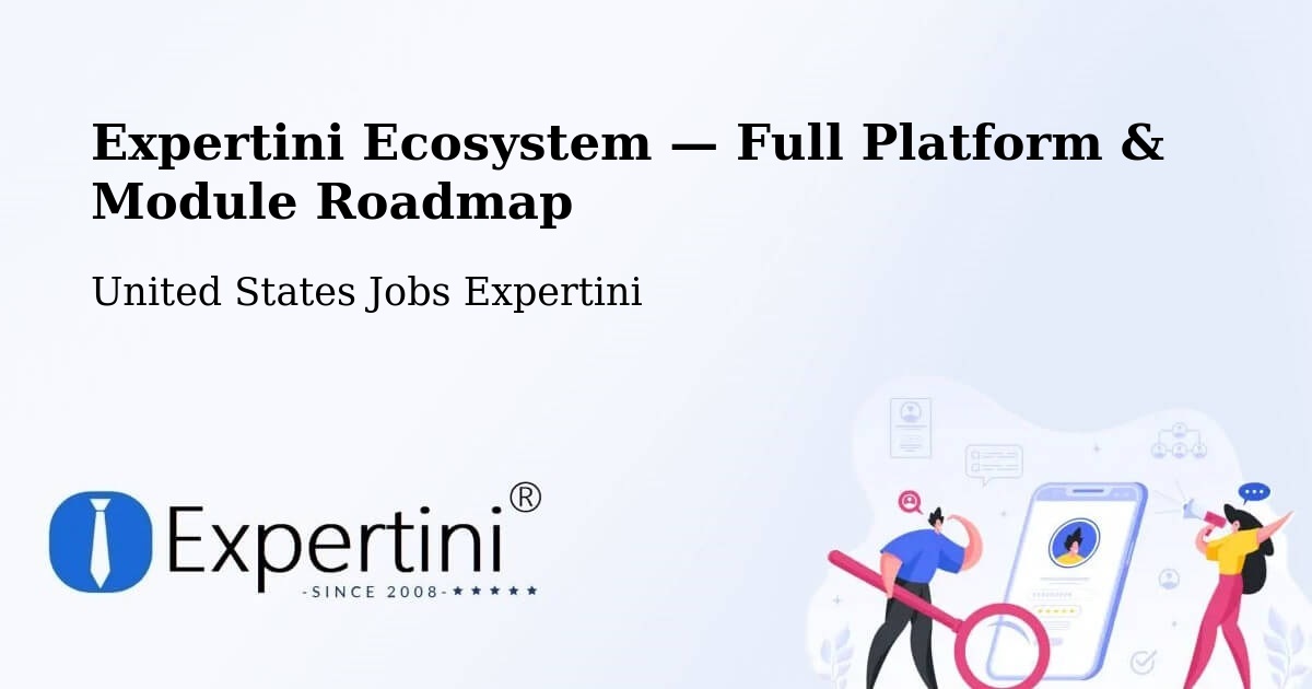 Expertini Ecosystem — Full Platform & Module Roadmap – Tullahoma